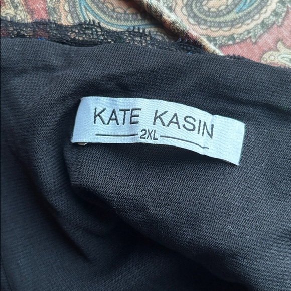 Kate Kasin Geometric Sequin Skirt Size 2XL - Picture 5 of 8